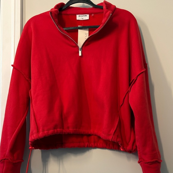 NWT LNA Joey Fleece Half Zip - Picture 1 of 3